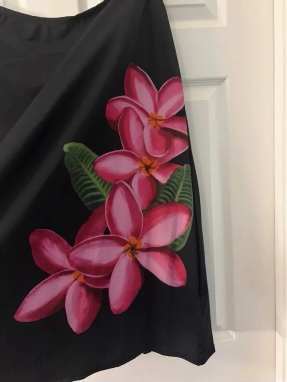 Avenue Swim Dress with Pink Plumeria Print